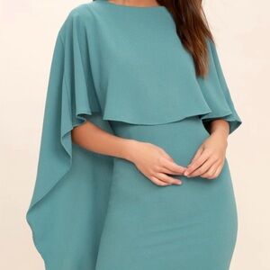 Lulus Cape Dress